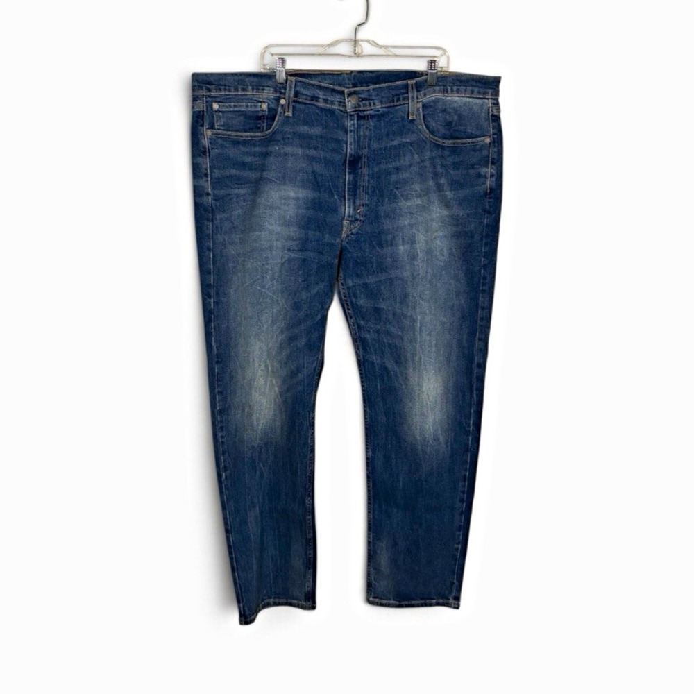Levi's 502 Men's Jeans 46x34 Regular Taper Medium Wash Denim Big & Tall